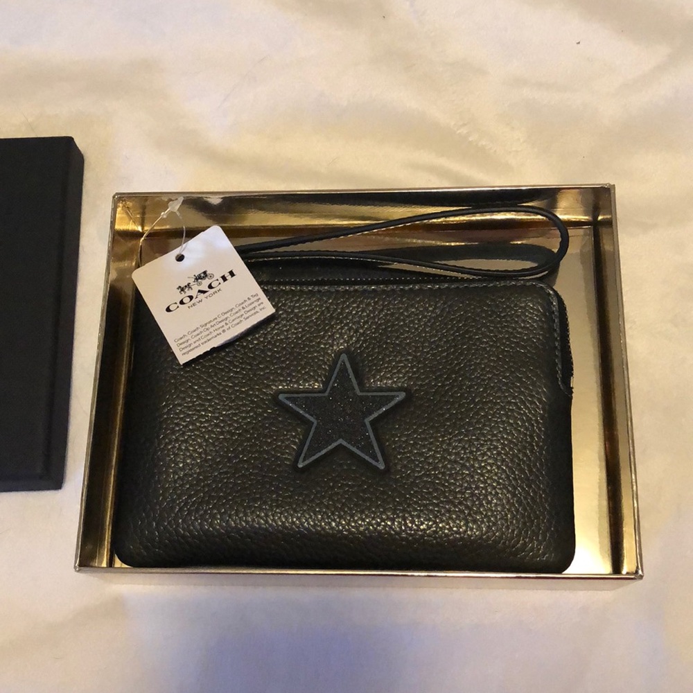 Coach Star Wristlet Wallet Clutch